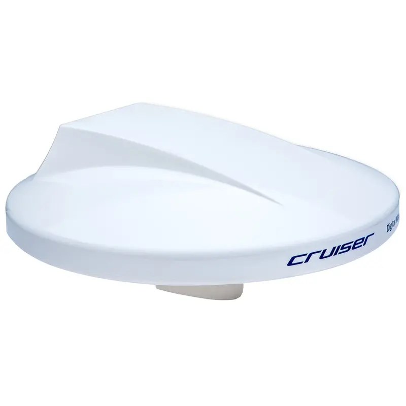Scout Cruiser 10" White Tv Antenna Omnidirectional W/20M, 75 Ohms, Cable [Pf An Ntv001] 1