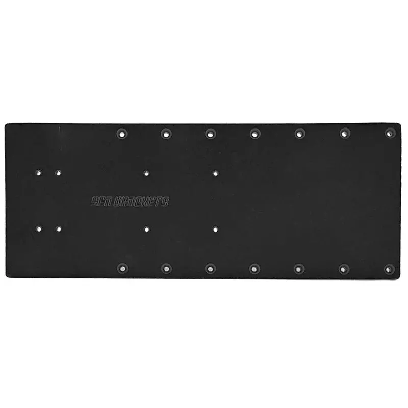 Sea Brackets 20" Straight Trolling Motor Plate - Black [Sea2325-Blk] 1