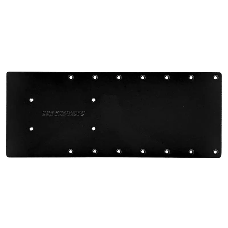 Sea Brackets 20" Straight Trolling Motor Plate F/Garmin Kraken - Black [Sea2303-Blk] 1