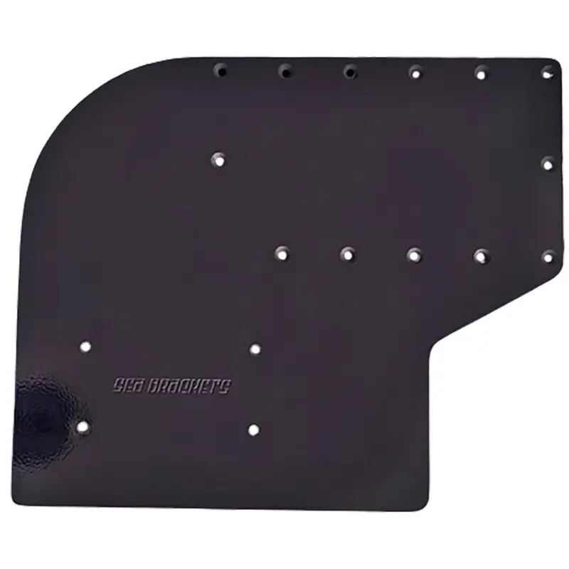 Sea Brackets Large Offset Trolling Motor Plate F/Garmin Kraken - Black [Sea2308-Blk] 1