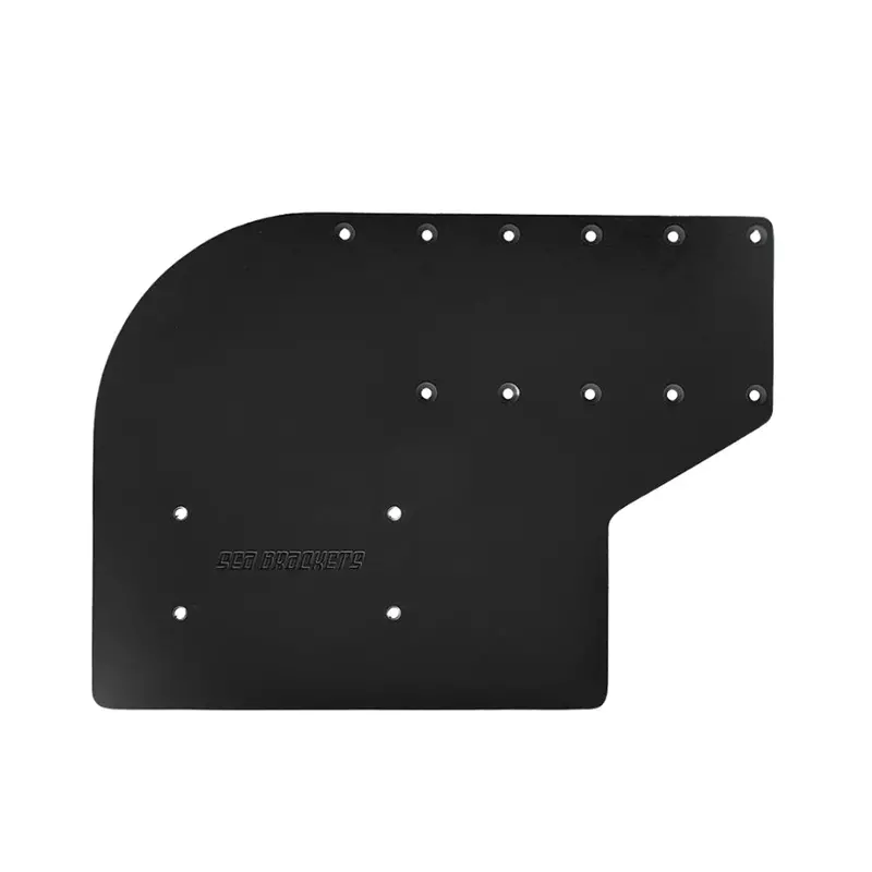 Sea Brackets Small Offset Trolling Motor Plate F/Garmin Kraken - Black [Sea2311-Blk] 1