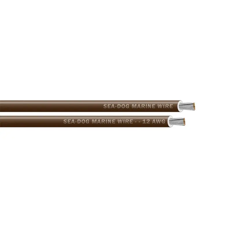 Sea-Dog 12 Awg Brown Primary Wire - 25' [8012070] 1
