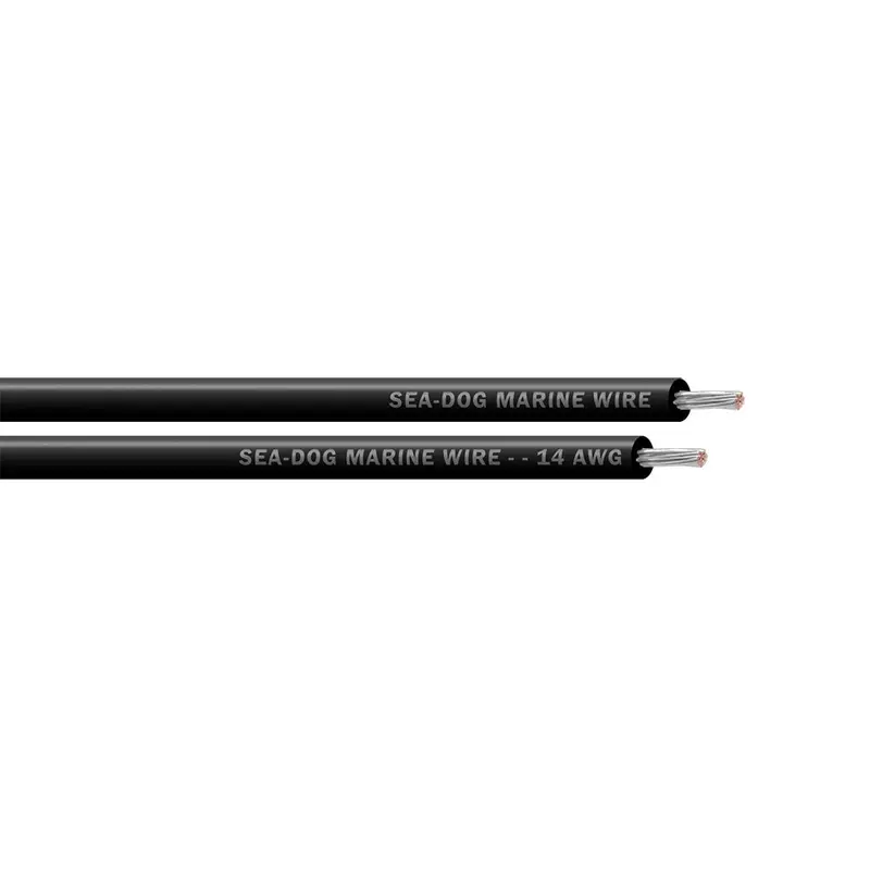 Sea-Dog 14 Awg Black Primary Wire - 25' [8014010] 1