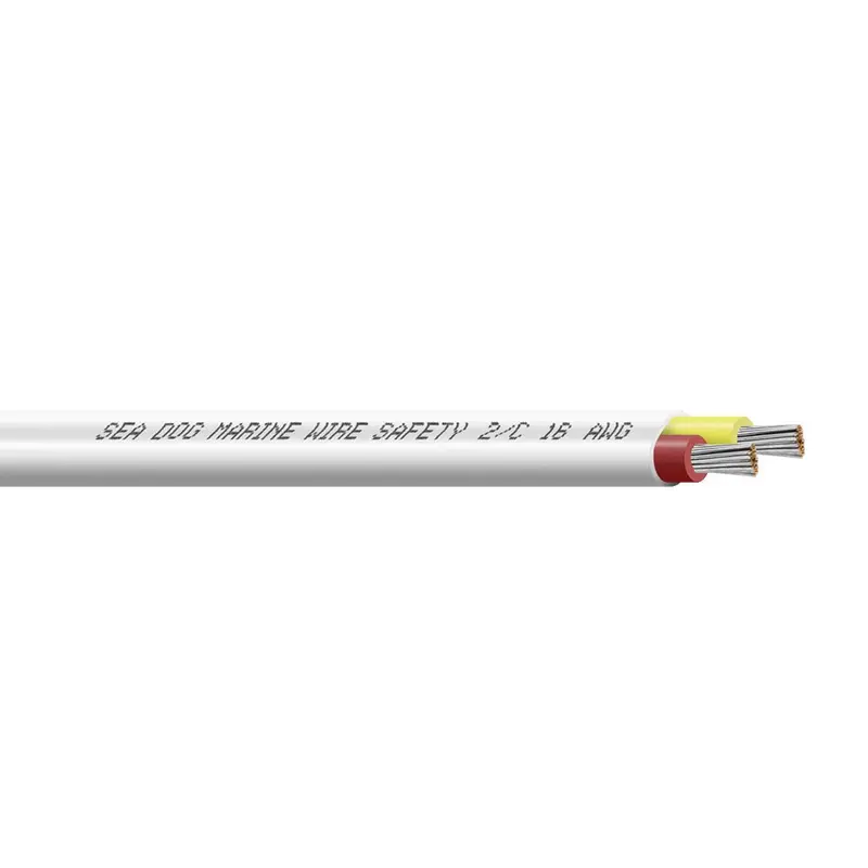 Sea-Dog 16/2 Awg Flat Duplex Safety Wire - Red/Yellow - 500' [8016227] 1