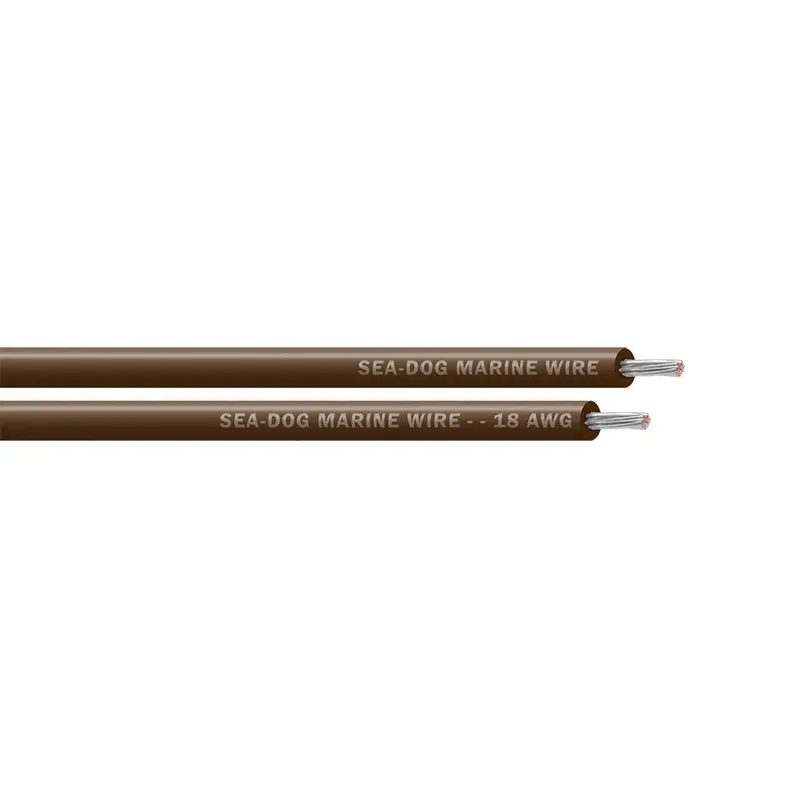 Sea-Dog 18 Awg Brown Primary Wire - 250' [8018074] 1