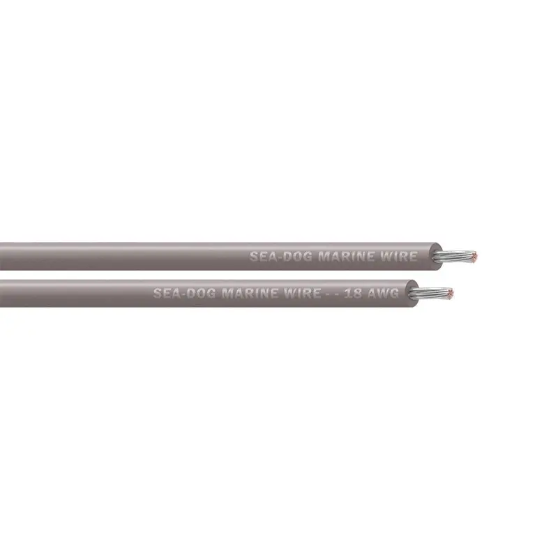 Sea-Dog 18 Awg Grey Primary Wire - 1000' [8018119] 1
