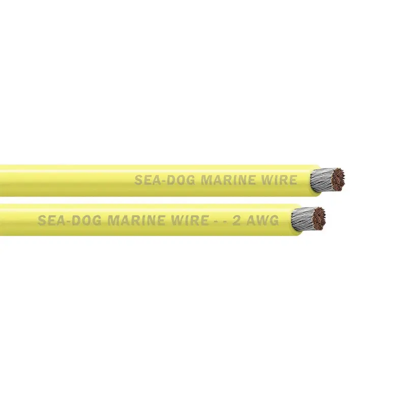 Sea-Dog 2 Awg Yellow Battery Cable - 400' [8002036] 1