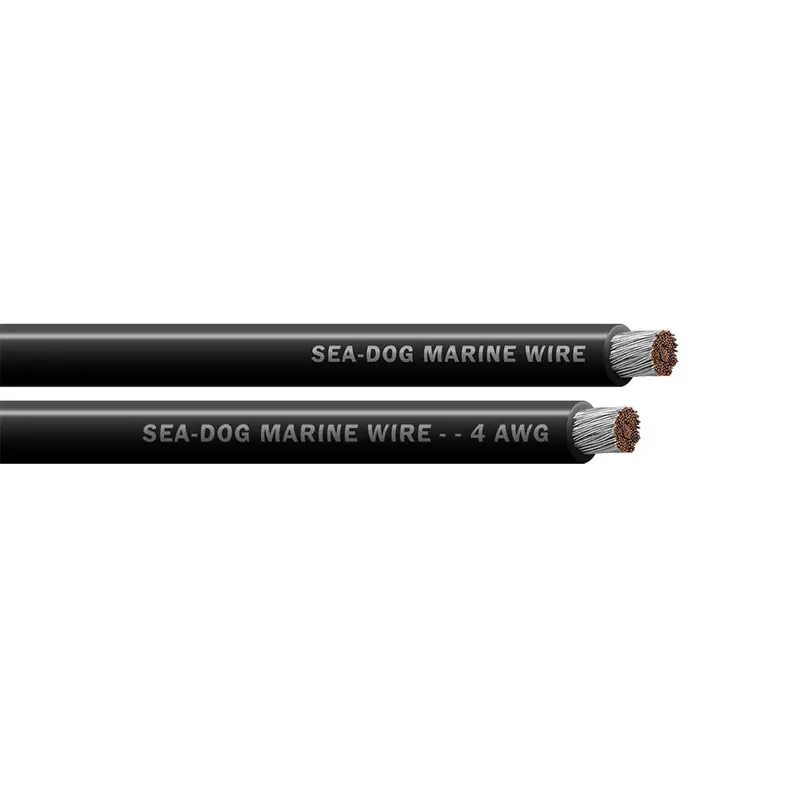 Sea-Dog 4 Awg Black Battery Cable - 25' [8004010] 1