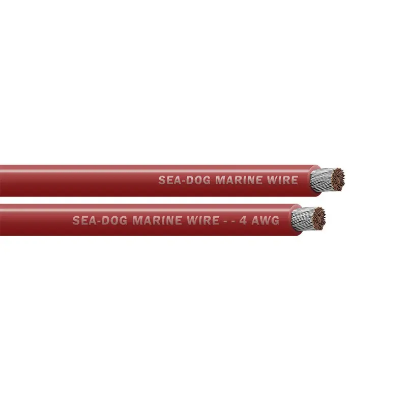 Sea-Dog 4 Awg Red Battery Cable - 25' [8004020] 1
