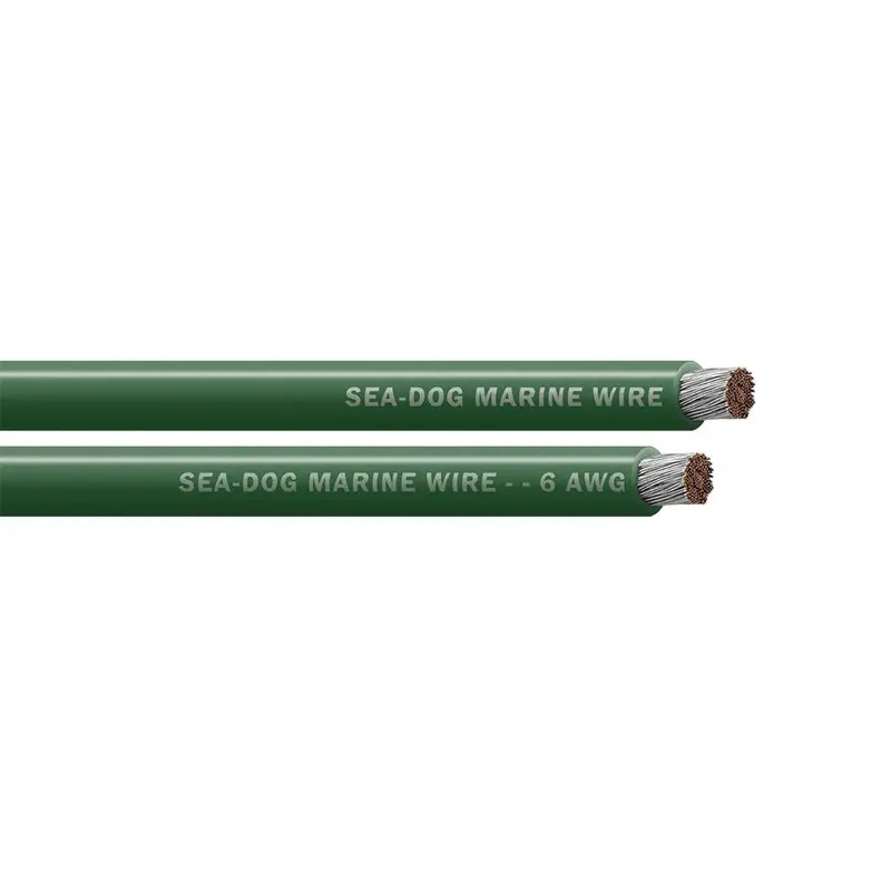 Sea-Dog 6 Awg Green Battery Cable - 500' [8006047] 1