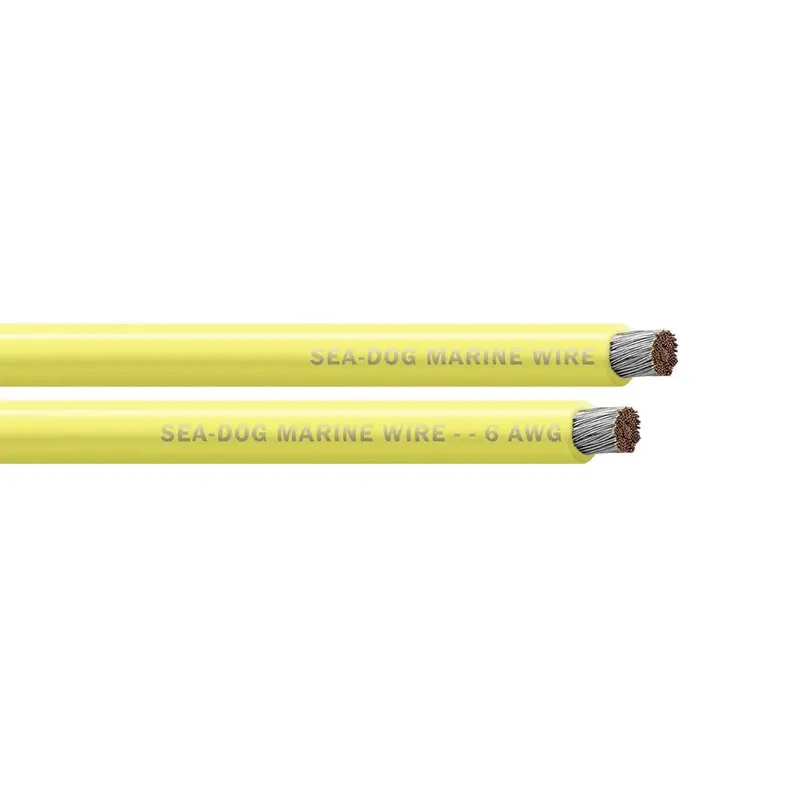 Sea-Dog 6 Awg Yellow Battery Cable - 500' [8006037] 1