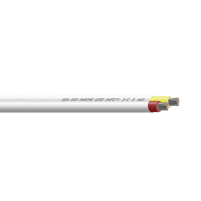 Sea-Dog 8/2 Awg Flat Duplex Safety Wire Red/Yellow - 500' [8008227] 1