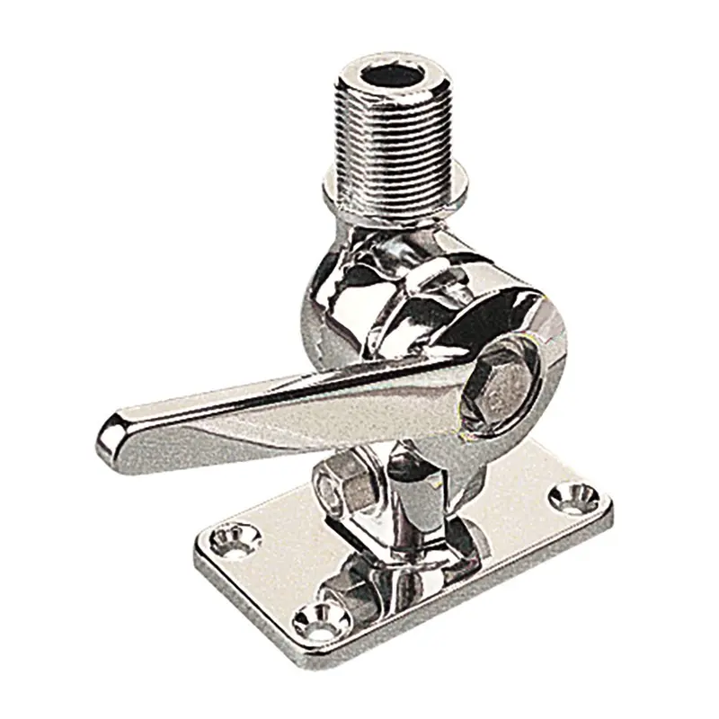 Sea-Dog Adjustable Antenna Base - Die Cast Zinc Chrome Plated [329300-1] 1