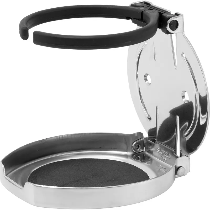 Sea-Dog Adjustable Folding Drink Holder - 304 Stainless Steel [588250-1] 1