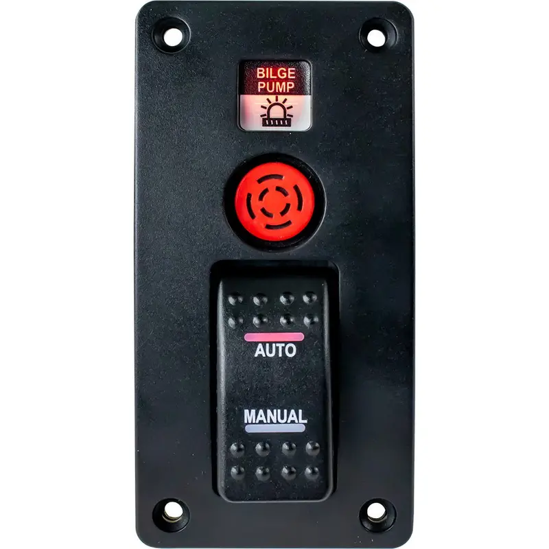 Sea-Dog Bilge Pump Water Alarm Panel W/Switch [423037-1] 1