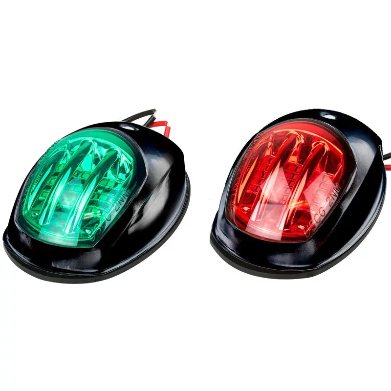 Sea-Dog Black Led Navigation Lights - Port  Starboard [400073-1] 1