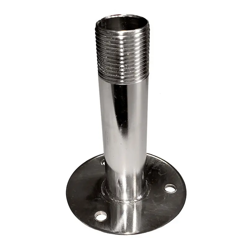 Sea-Dog Fixed Antenna Base 4-1/4" Size W/1"-14 Thread Formed 304 Stainless Steel [329515] 1