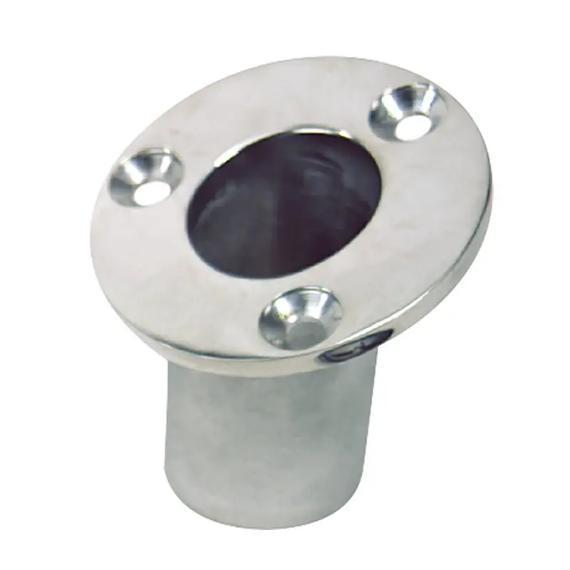 Sea-Dog Flush Mount Flagpole Socket - 25 - 1-1/4" Id - 316 Stainless Steel [491713-1] 1