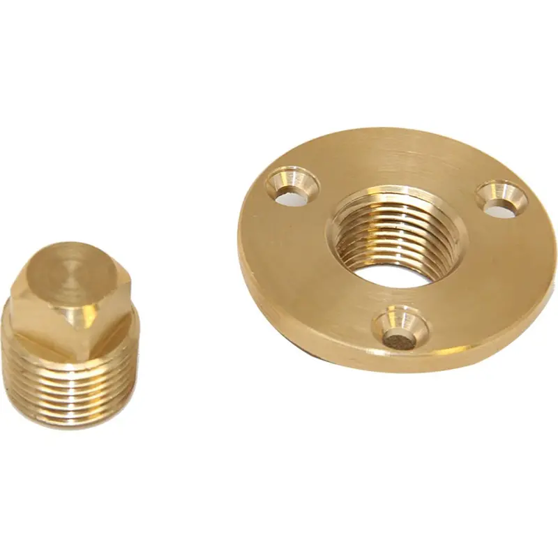 Sea-Dog Garboard Drain  Plug - Machined Bronze [520040-1] 1