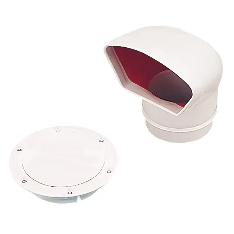 Sea-Dog Low Profile Cowl Vent/Snap-On Deck Plate - Dip Molded Pvc [727130-3] 1