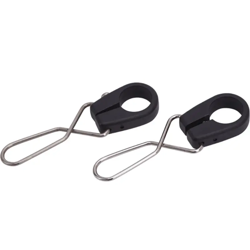 Sea-Dog Nylon Flagpole Pennant Mounts  Stainless Clips - Pair [328197-1] 1