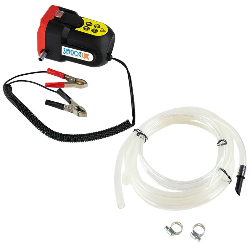 Sea-Dog Oil Change Pump W/Battery Clips - 12V [501072-3] 1