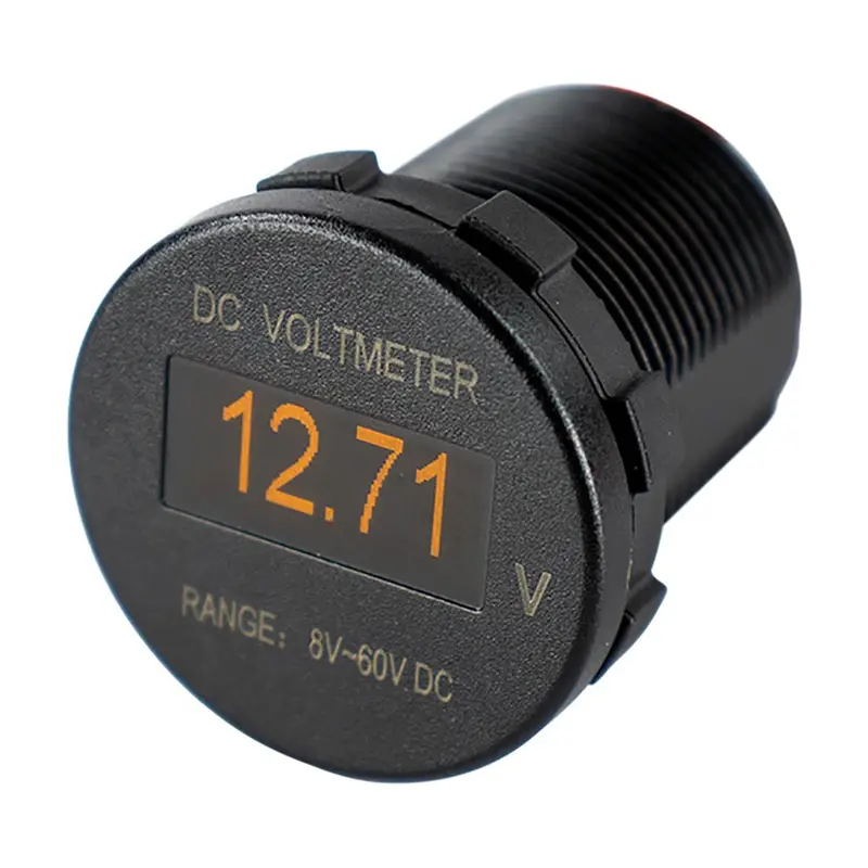 Sea-Dog Oled Voltmeter - Round [421600-1] 1