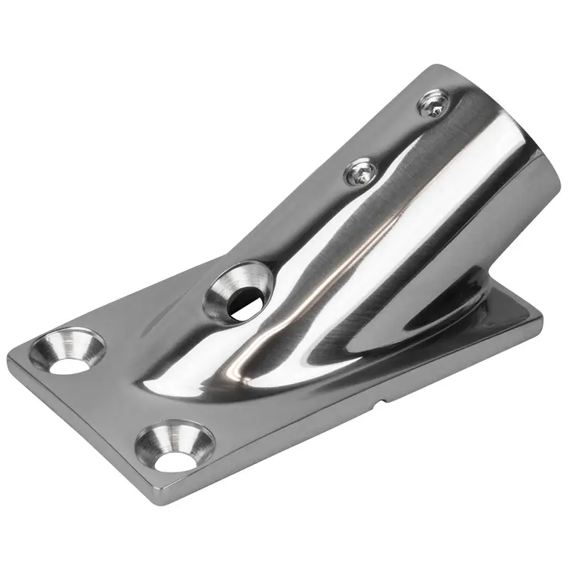 Sea-Dog Rail Base Fitting Rectangular Base 30 316 Stainless Steel - 1-7/8" X 3-3/16" - 1" Od [281301-1] 1