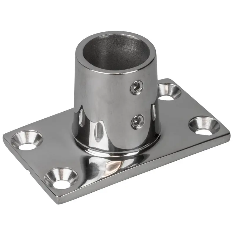 Sea-Dog Rail Base Fitting Rectangular Base 90 - 316 Stainless Steel - 1-11/16" X 3" - 7/8" O.D. [281900-1] 1