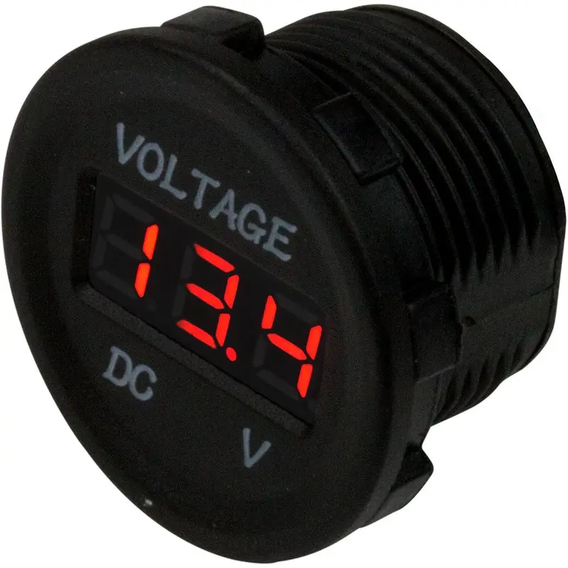 Sea-Dog Round Voltage Meter - 6V-30V [421615-1] 1