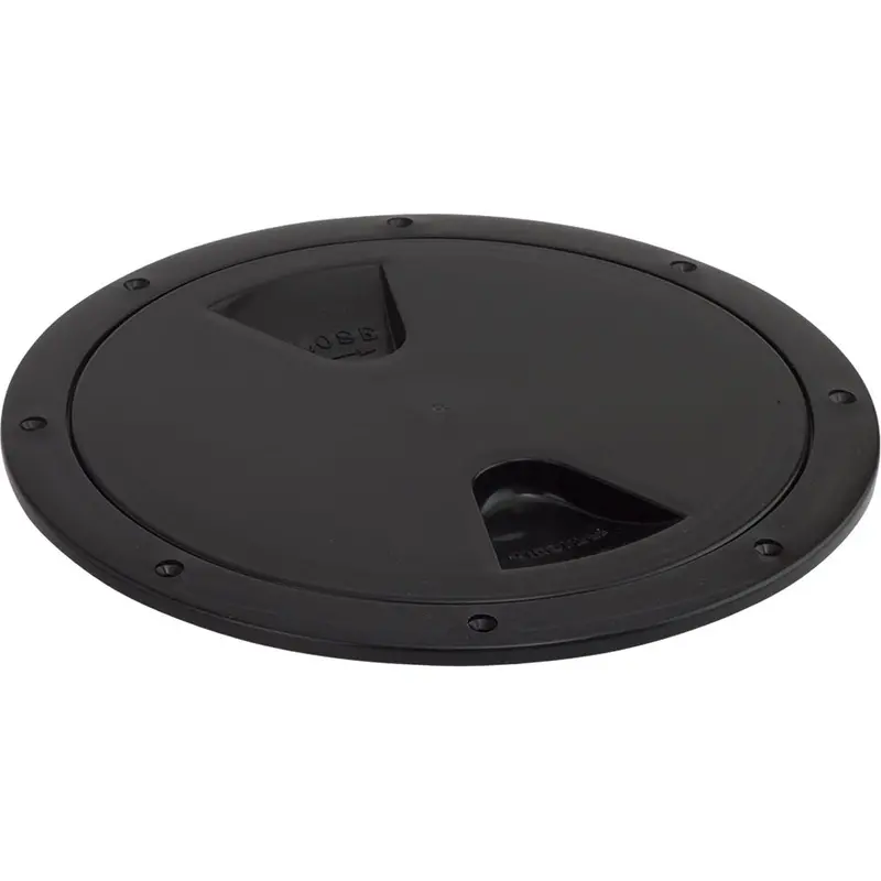 Sea-Dog Screw-Out Deck Plate - Black - 4" [335745-1] 1