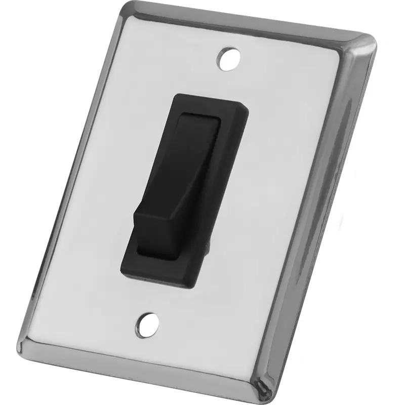 Sea-Dog Single Gang Wall Switch - Stainless Steel [403010-1] 1