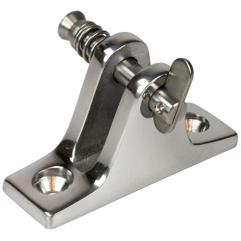 Sea-Dog Stainless Steel Angle Base Deck Hinge - Removable Pin [270235-1] 1