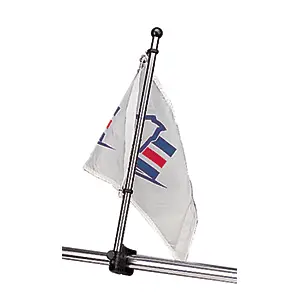 Sea-Dog Stainless Steel Rail Mount Flagpole - 17" [327122-1] 1