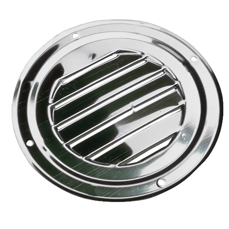 Sea-Dog Stainless Steel Round Louvered Vent - 4" [331424-1] 1