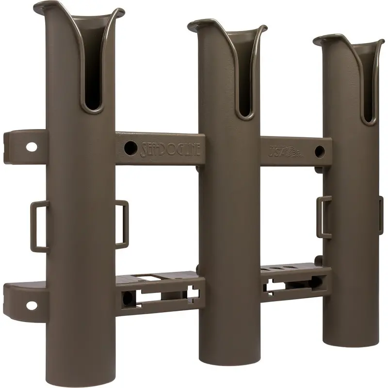 Sea-Dog Triple Threat Three Pole Rod Holder - Flat Dark Earth [325034-1] 1