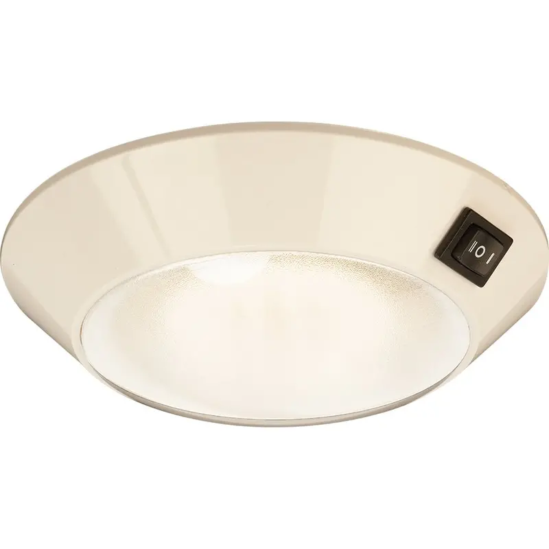 Sea-Dog White Plastic Led Dome Light 4" Day/Night - Clear/Red Bulb [401757-1] 1