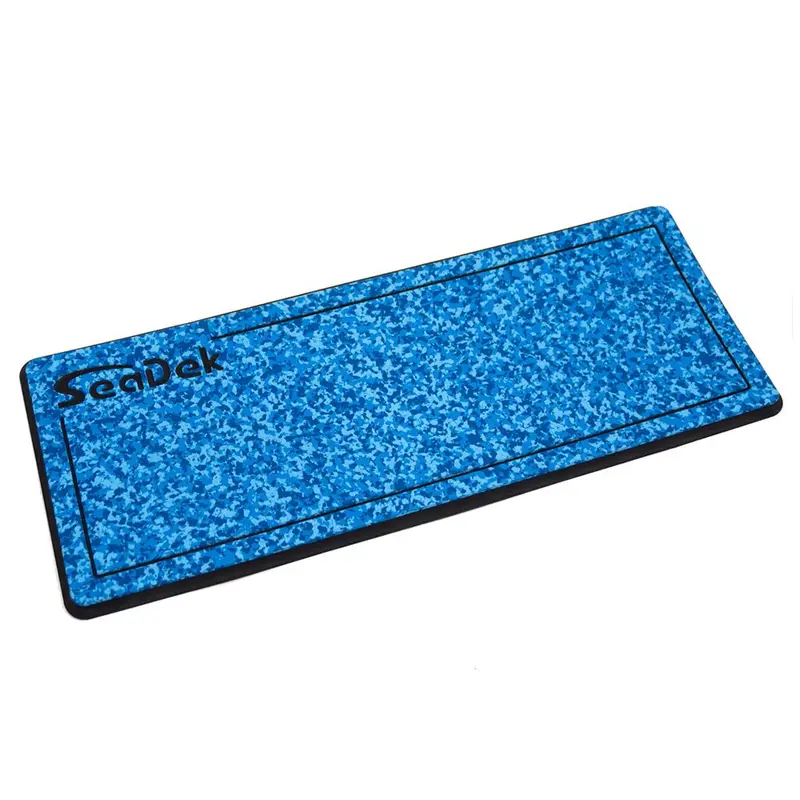 Seadek 14 X 36" 20Mm Dual Density Small Helm Pad W/Seadek Logo - Brushed Texture - Aqua Camo/Black (355.6Mm X 914.4Mm X 20Mm) [37925-81119] 1