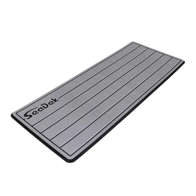 Seadek 14 X 36" 20Mm Dual Density Small Teak Helm Pad W/Seadek Logo - Brushed Texture - Gray/Black (355.6Mm X 914.4Mm X 20Mm) [53602-80324] 1