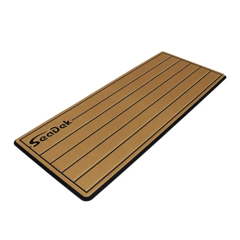 Seadek 14 X 36" 20Mm Dual Density Small Teak Helm Pad W/Seadek Logo - Brushed Texture - Mocha/Black (355.6Mm X 914.4Mm X 20Mm) [53602-80327] 1