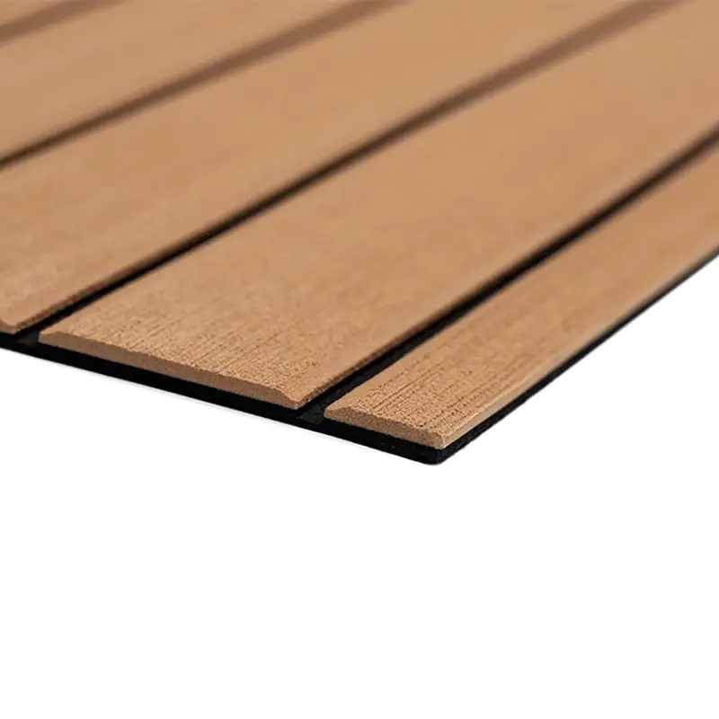 Seadek 40" X 80" 6Mm Teak Full Sheet - Brushed Texture - Mocha/Black (1016Mm X 2032Mm X 6Mm) [32279-80093] 1