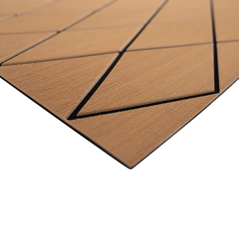 Seadek 40" X 80" 6Mm Two Color Diamond Full Sheet - Brushed Texture - Mocha/Black (1016Mm X 2032Mm X 6Mm) [56411-80093] 1