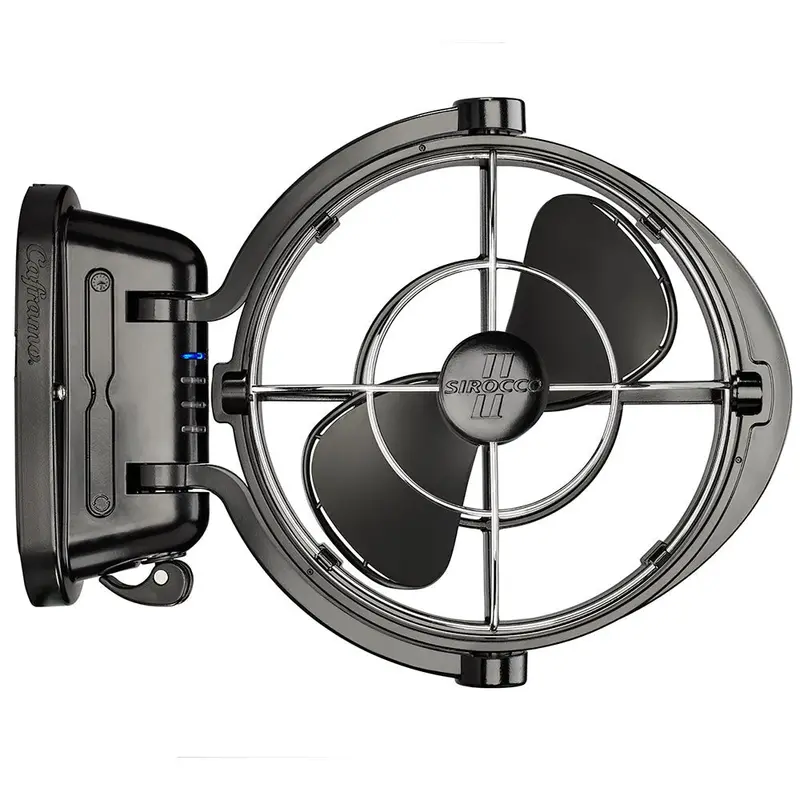Seekr By Caframo Sirocco Ii 3-Speed 7" Gimbal Fan - Black - 12-24V [7010Cabbx] 1