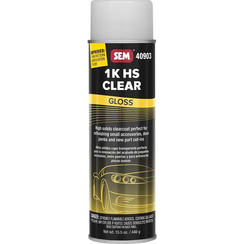 Sem 1K Hs Clear - 20Oz Aerosol Can - Gloss Finish [40903] 1