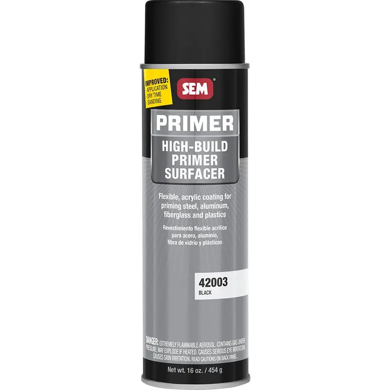 Sem High-Build Primer Surfacer - 20Oz Aerosol Can - Black [42003] 1