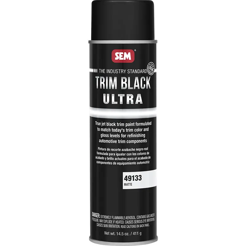 Sem Trim Black Ultra - 20Oz Aerosol Can - Matte Finish [49133] 1
