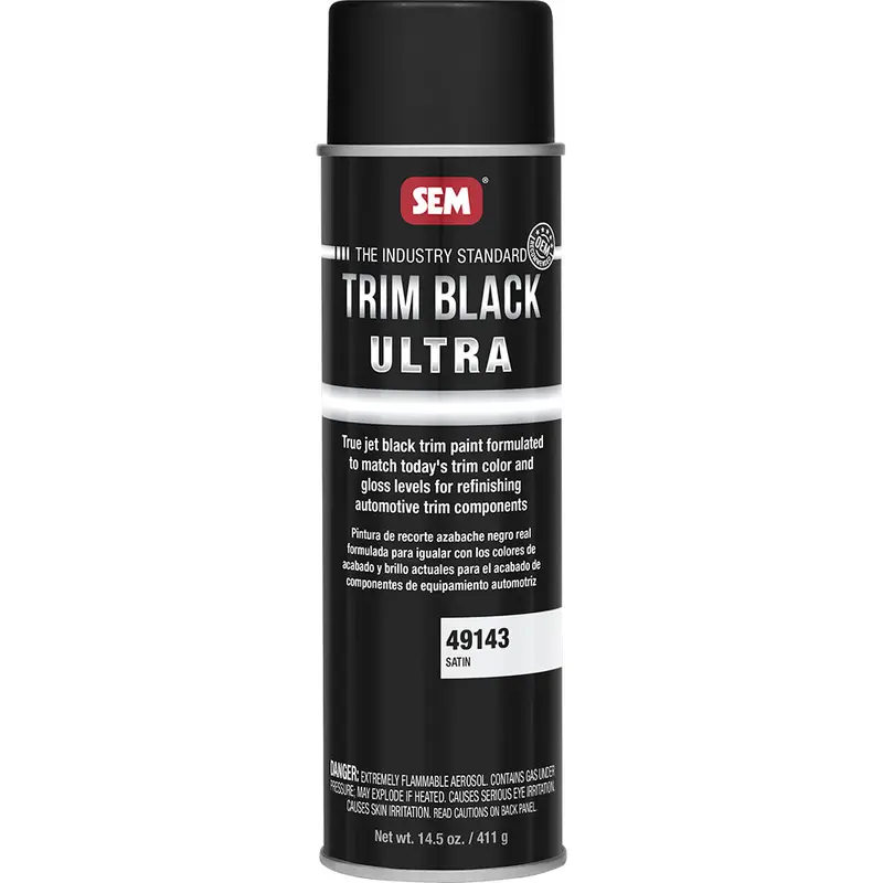 Sem Trim Black Ultra - 20Oz Aerosol Can - Satin Finish [49143] 1