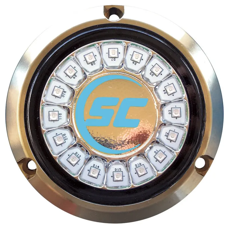 Shadow-Caster Bimini Blue Single Color Underwater Light - 16 Leds - Bronze [Scr-16-Bb-Bz-10] 1