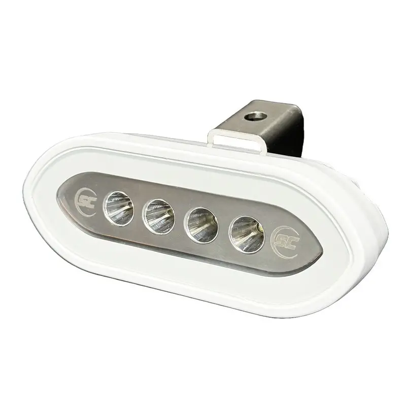 Shadow-Caster Bracket Mount Spreader Light - White Housing - White [Scm-Slb4x-Gw-Wh] 1