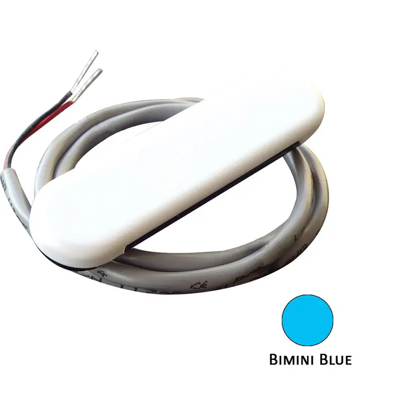 Shadow-Caster Courtesy Light W/2' Lead Wire - White Abs Cover - Bimini Blue - 4-Pack [Scm-Cl-Bb-4Pack] 1